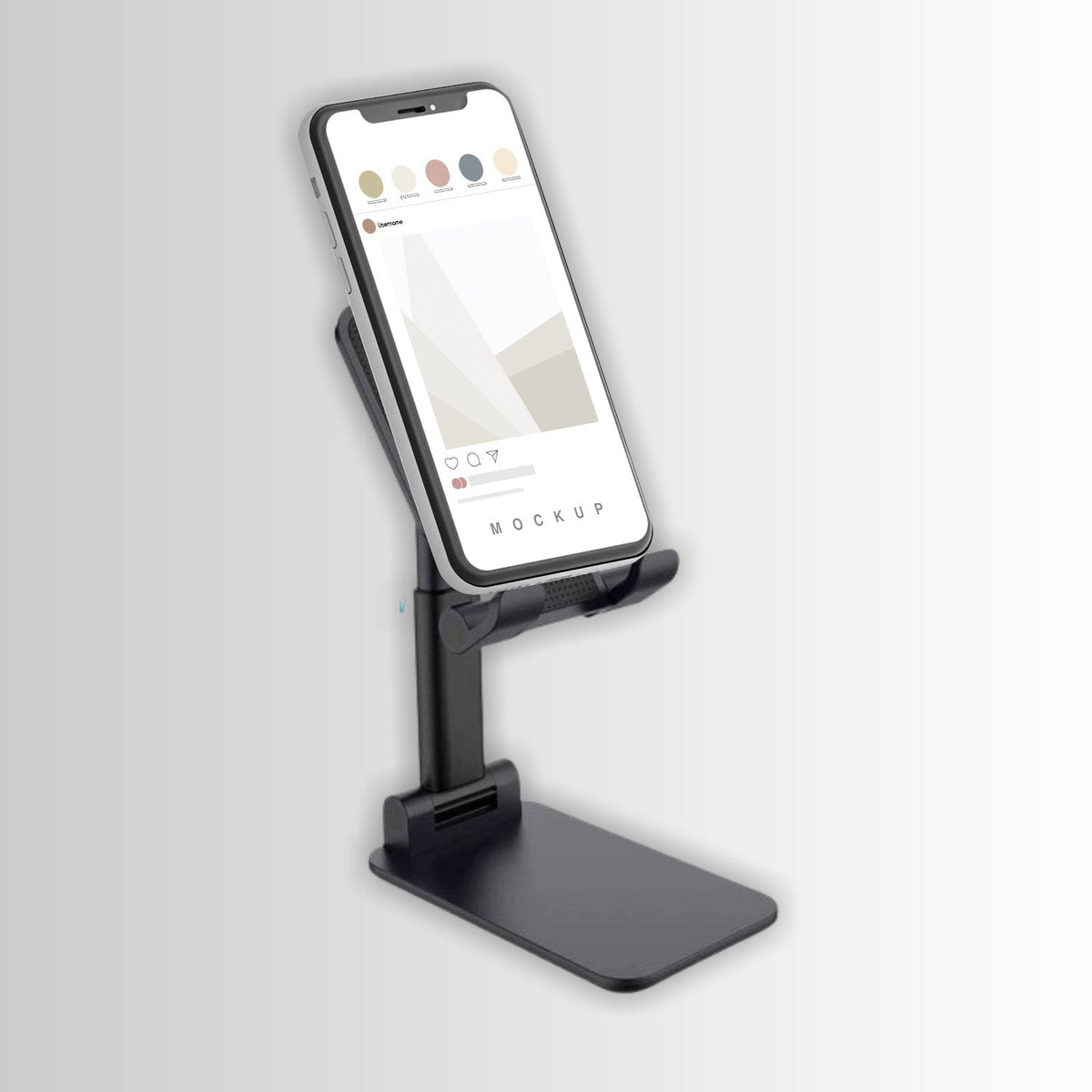 Foldable Mobile Stand with Angle Adjustable