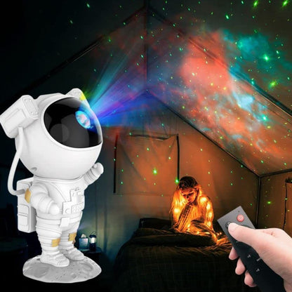 Robot Sky Space Stars Light Astronaut Galaxy Projector, Night lamp