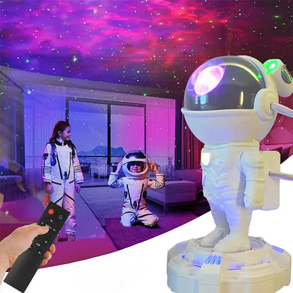 Robot Sky Space Stars Light Astronaut Galaxy Projector, Night lamp