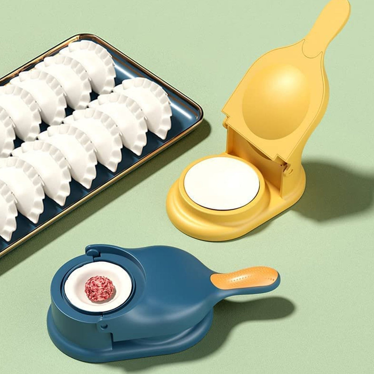 2-in-1 Dumpling Press Mould for Gujiya & Momos
