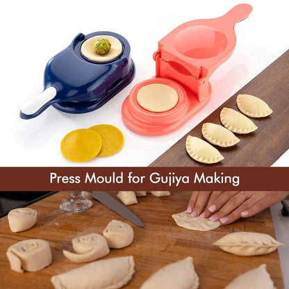 2-in-1 Dumpling Press Mould for Gujiya & Momos
